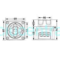 Akumuliatorių perjungėjas, išjungėjas
